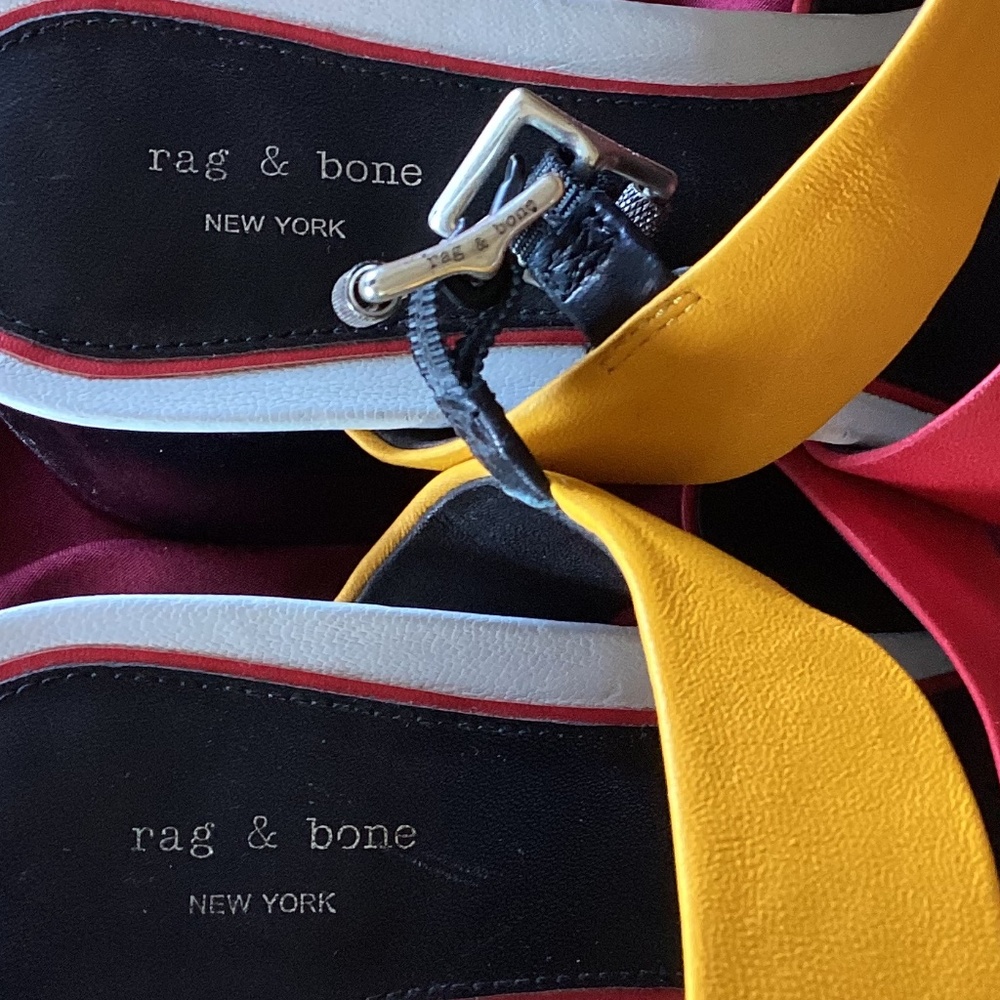 Rag & Bone Reese Block Heel Sandals In Color Mult… - image 3